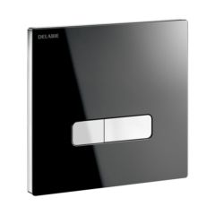 Delabie TEMPOFLUX 3 Black Glass Control Plate for WCs