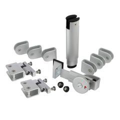 Aluminium Cubicle Hardware Pack 