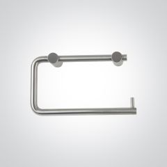 Dolphin Single Toilet Roll Holder (Polished or Satin Stainless Steel)