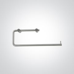 Dolphin Double Toilet Roll Holder (Polished or Satin Stainless Steel)