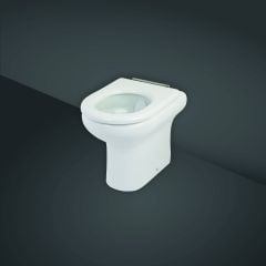 RAK-Compact Special Needs Rimless Back to Wall Toilet - 42.5cm or 45.5cm High