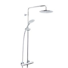 Bristan Carre Thermostatic Bar Shower with Rigid Riser