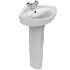 Armitage Shanks Sandringham 21 48cm Corner Washbasin - 1 or 2 Tapholes