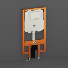 RAK-Ecofix 8cm Wall Hung Toilet Frame Front Flush with Concealed Toilet Cistern