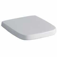 Soft Close Twyford Galerie Plan White Toilet Seat & Cover with Top Fix Hinges for Wall Hung Toilet