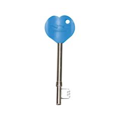 NKS RADAR Key with Blue Heart Handle