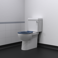 NymaCARE Premium Rimless Close Coupled Doc M Toilet Pack with Pan