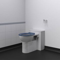 NymaCARE Back To Wall Doc M Toilet Set with Ring Only Seat and Back Box