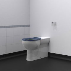 NymaCARE Premium Rimless Back To Wall Doc M Toilet Set with Ring Only Seat