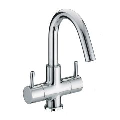 Bristan Prism 2 Handle Basin Mixer (no waste) Chrome