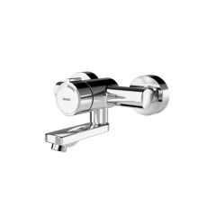 KWC Self-Closing Wall Mixer With Lockable Swiveling Spout