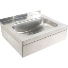 Twyford Stainless Steel Wall Hung Basin (1 or 2 tap holes)