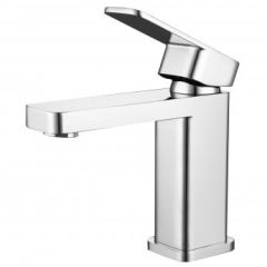 RAK-Compact Eco Square Basin Mixer with Clicker Waste (Chrome)