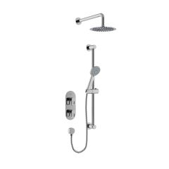 Bristan Saffron Concealed Dual Control Shower Pack Chrome