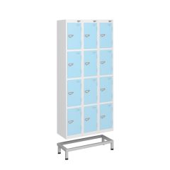 Steel Locker Stand for 3 Units