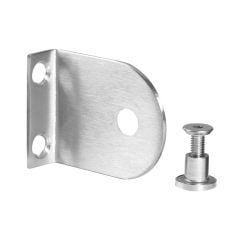 L-Angle Bracket - Satin or Polished Stainless Steel (Single)