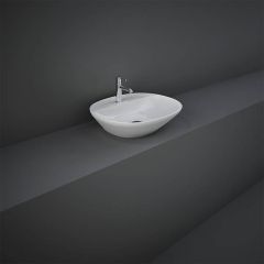 RAK-Variant Oval Counter Wash Basin 50cm 1TH with Tap Ledge