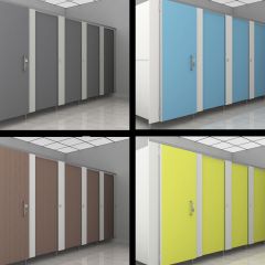 Contractor MFC Toilet Cubicles Pack (Rapid Delivery)