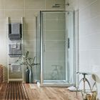 Essential Spring2 Glass Pivot Shower Door