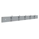 Grey Coat Hooks and Rail Board