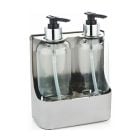 Double Stainless Steel Soap Bottle Holders