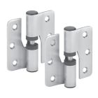 Right Handed Gravity Hinge - Polished Stainless Steel | Commercial Washrooms