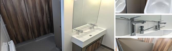 Men's Office Toilets Refurbishment at Poole Lighting - Case Study