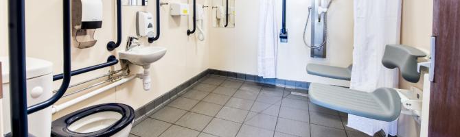 What are the Dimensions of a Disabled Changing Room?