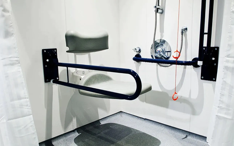 Aspire National Training Centre Changing and Shower Facilities - Doc M Shower