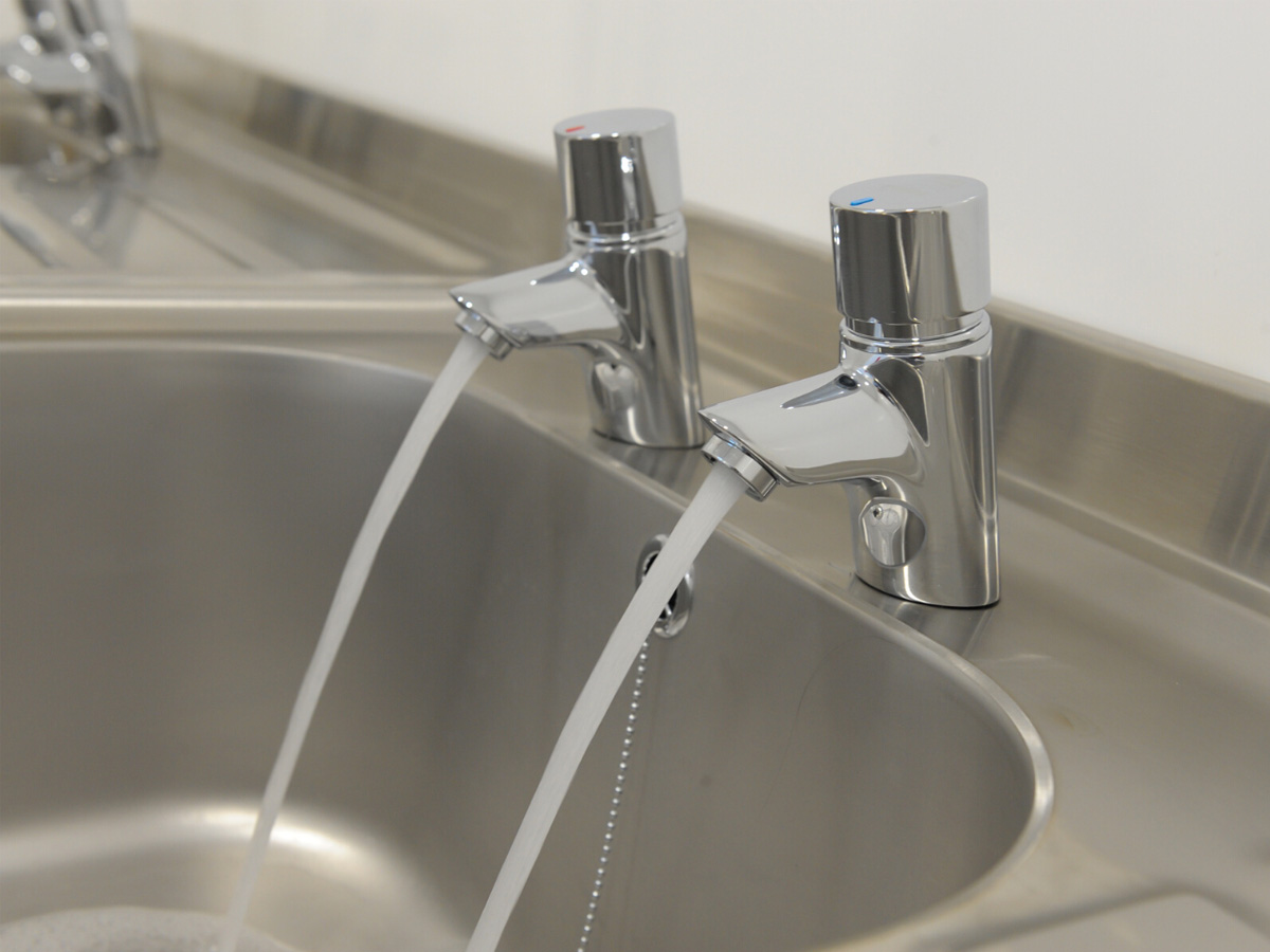 Chertsey Camping and Caravanning Club New Sink and Taps