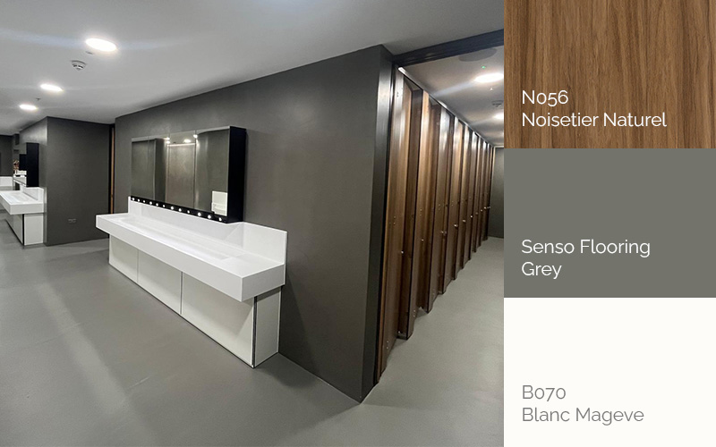 Eurotunnel Female Washroom Refurbishment Swatches