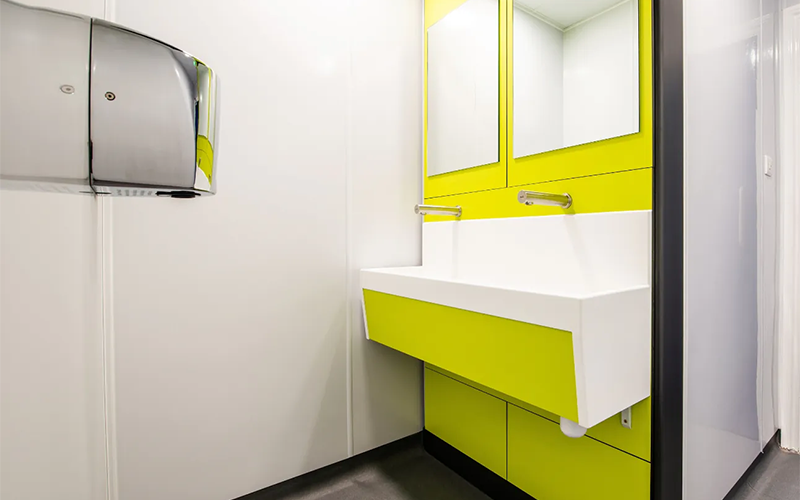Hampton School Toilets & Changing Room Refurbishment - Wash Trough