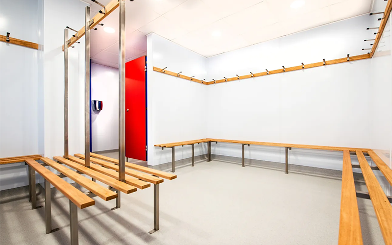 Hampton School Toilets & Changing Room Refurbishment - Changing room