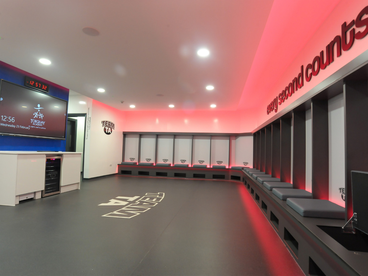 Torquay Academy Changing Room | Case Study | Commercial Washrooms