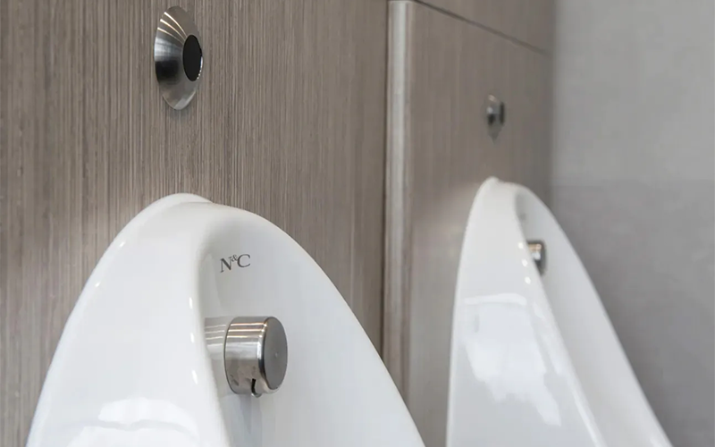 Executive Washroom Refurbishment: Viadex - Sensor Operated Urinals