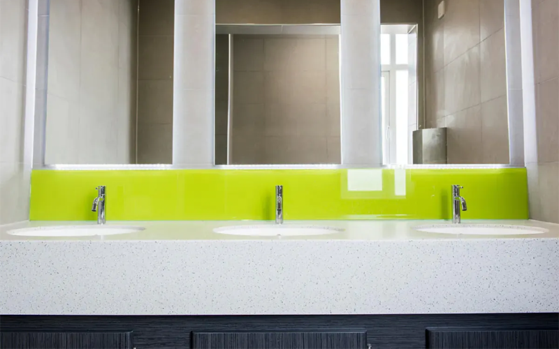 Executive Washroom Refurbishment: Viadex - Inset Basins