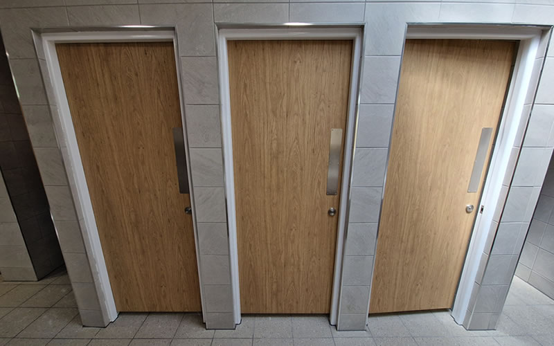 Washroom Refurbishment Toilet Cubicles - Ferndown Golf Club Ladies