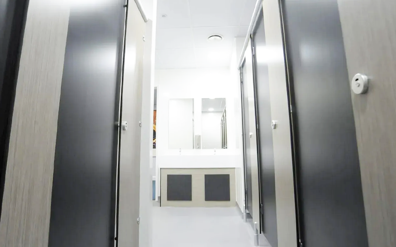 Creating Unisex Toilets at Shaftesbury School - Cubicles