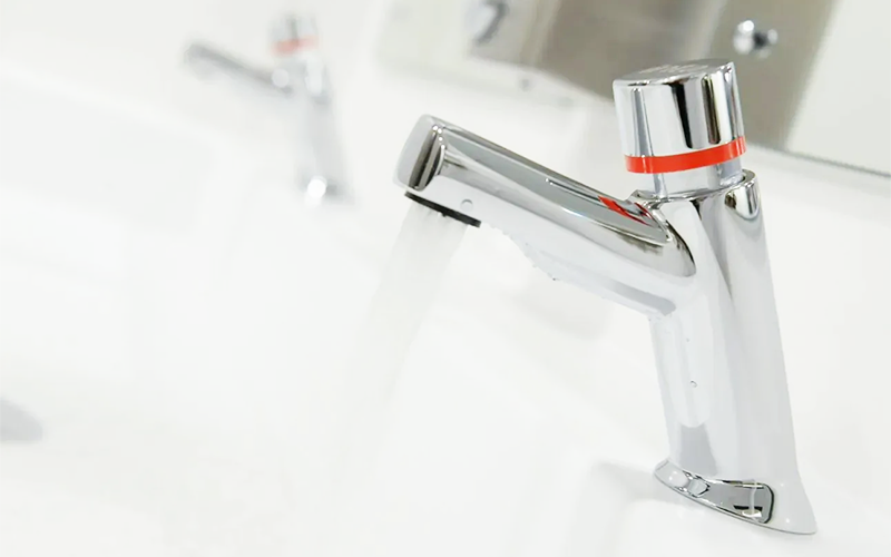 Creating Unisex Toilets at Shaftesbury School - Taps